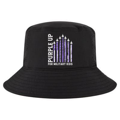 Purple Up For Military Child Month Air Force Cool Comfort Performance Bucket Hat