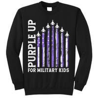 Purple Up For Military Child Month Air Force Sweatshirt