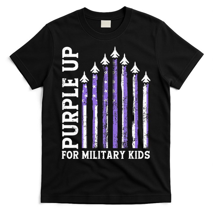 Purple Up For Military Child Month Air Force T-Shirt