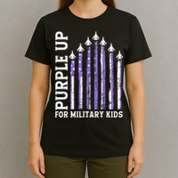 Purple Up For Military Child Month Air Force T-Shirt