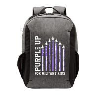 Purple Up For Military Child Month Air Force Vector Backpack