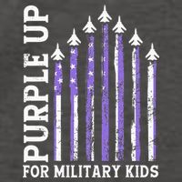 Purple Up For Military Child Month Air Force Vector Backpack
