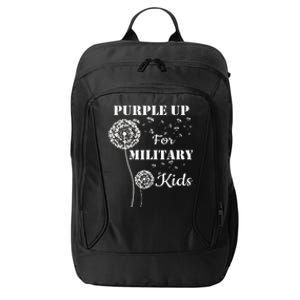 Purple Up For Military Month Of The Military Child City Backpack