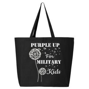 Purple Up For Military Month Of The Military Child 25L Jumbo Tote