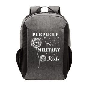 Purple Up For Military Month Of The Military Child Vector Backpack