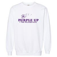 Purple Up For Military Child Military Child Month Awareness Military Garment-Dyed Sweatshirt