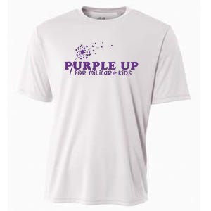 Purple Up For Military Child Military Child Month Awareness Military Cooling Performance Crew T-Shirt