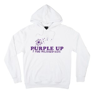 Purple Up For Military Child Military Child Month Awareness Military Hoodie