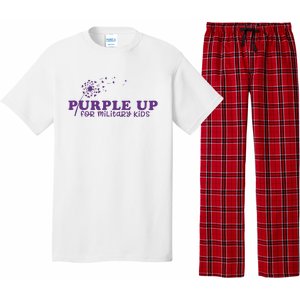 Purple Up For Military Child Military Child Month Awareness Military Pajama Set