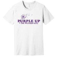 Purple Up For Military Child Military Child Month Awareness Military Premium T-Shirt