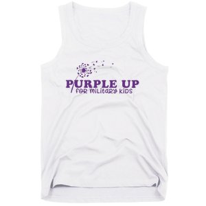 Purple Up For Military Child Military Child Month Awareness Military Tank Top