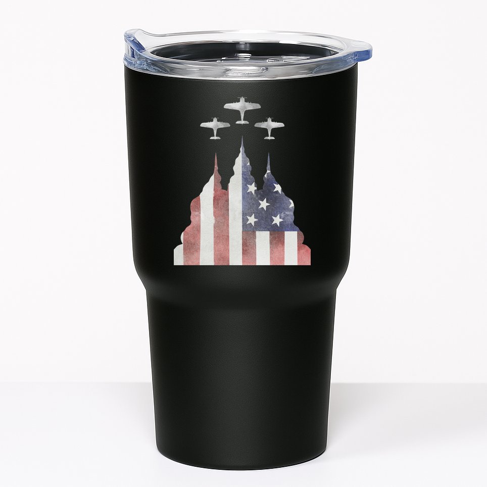 Patriotic Usa Flag Fighter Jets 4th Of July Tumbler