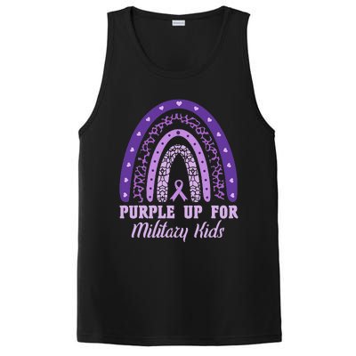 Purple up for military Rainbow Military child Month PosiCharge Competitor Tank