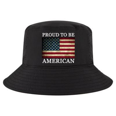 Patriotic Usa Flag Proud To Be American 4th Of July Gift Cool Comfort Performance Bucket Hat