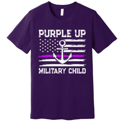 Purple Up For Military Child Month Premium T-Shirt