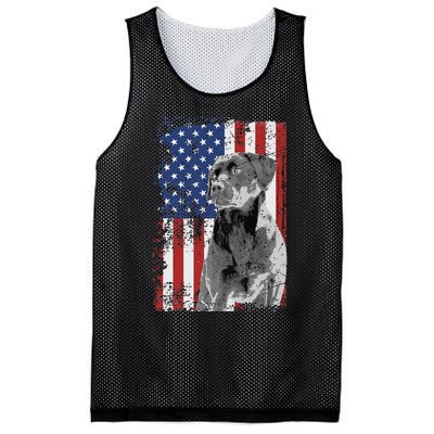 Patriotic USA Flag Black Labrador gift for Lab Owners Mesh Reversible Basketball Jersey Tank