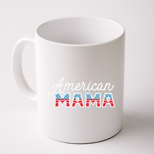 Patriotic Usa Flag 4th Of July All American Mama Gift Coffee Mug