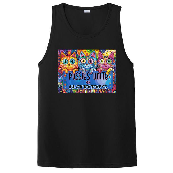 Pussies Unite For Harris Bold And Colorful Kitten Campaign PosiCharge Competitor Tank