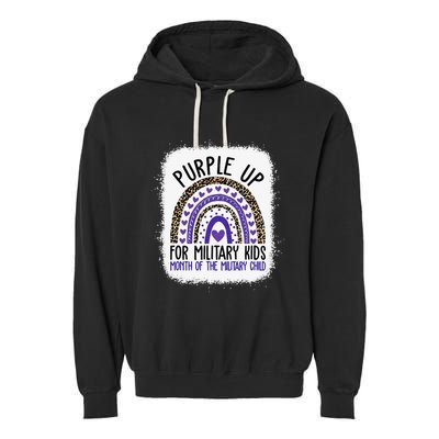 Purple Up For Military Cool Month Of The Military Child Garment-Dyed Fleece Hoodie