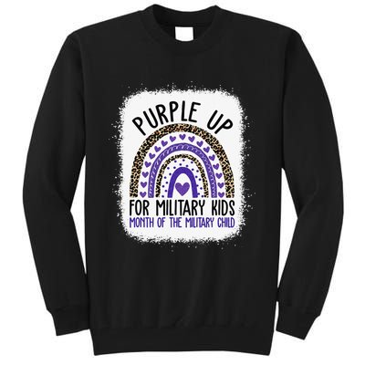 Purple Up For Military Cool Month Of The Military Child Tall Sweatshirt