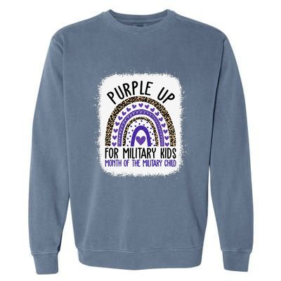 Purple Up For Military Cool Month Of The Military Child Garment-Dyed Sweatshirt