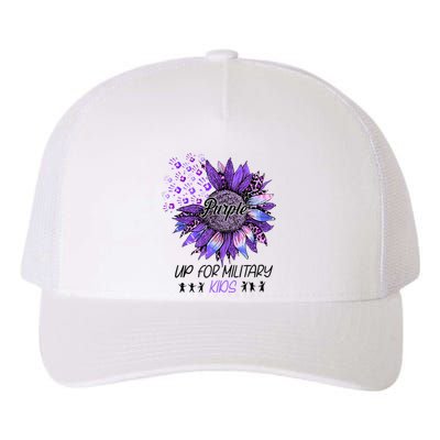 Purple Up For Military Child Month Of The Military Awareness Yupoong Adult 5-Panel Trucker Hat