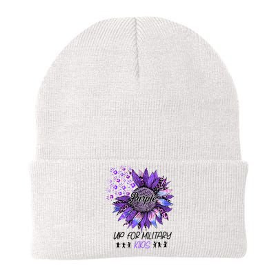 Purple Up For Military Child Month Of The Military Awareness Knit Cap Winter Beanie