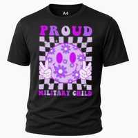 Purple Up For Military Proud Military Child Month Cooling Performance Crew T-Shirt