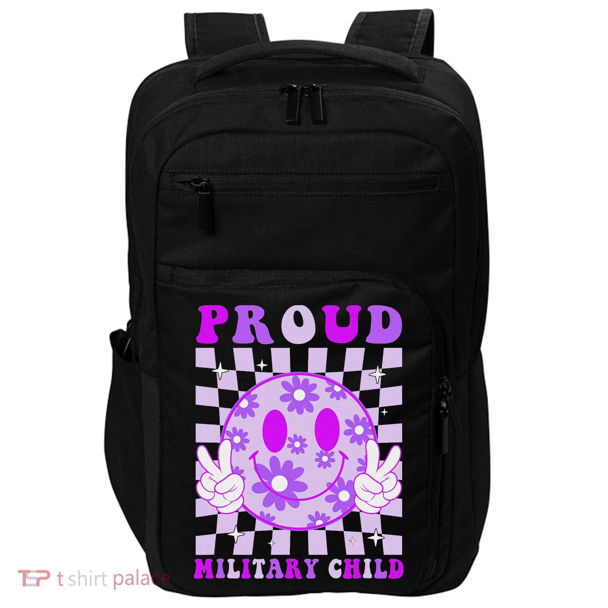 Purple Up For Military Proud Military Child Month Impact Tech Backpack