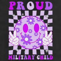Purple Up For Military Proud Military Child Month Adult Drive Performance Visor