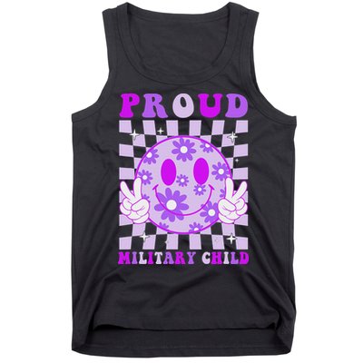 Purple Up For Military Proud Military Child Month Tank Top