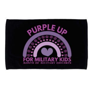 Purple Up For Military Kids Month Military Child Microfiber Hand Towel