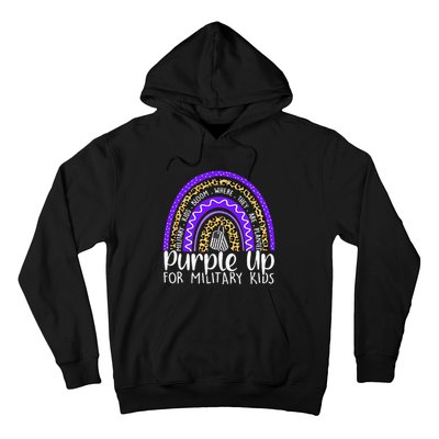 Purple Up For Military Cool Month Of The Military Child Hoodie