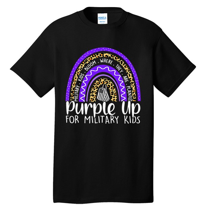 Purple Up For Military Cool Month Of The Military Child Tall T-Shirt