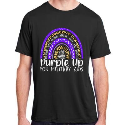 Purple Up For Military Cool Month Of The Military Child Adult ChromaSoft Performance T-Shirt