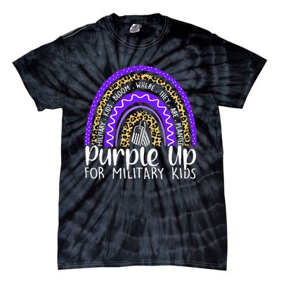 Purple Up For Military Cool Month Of The Military Child Tie-Dye T-Shirt