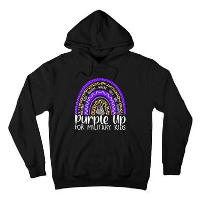 Purple Up For Military Cool Month Of The Military Child Tall Hoodie