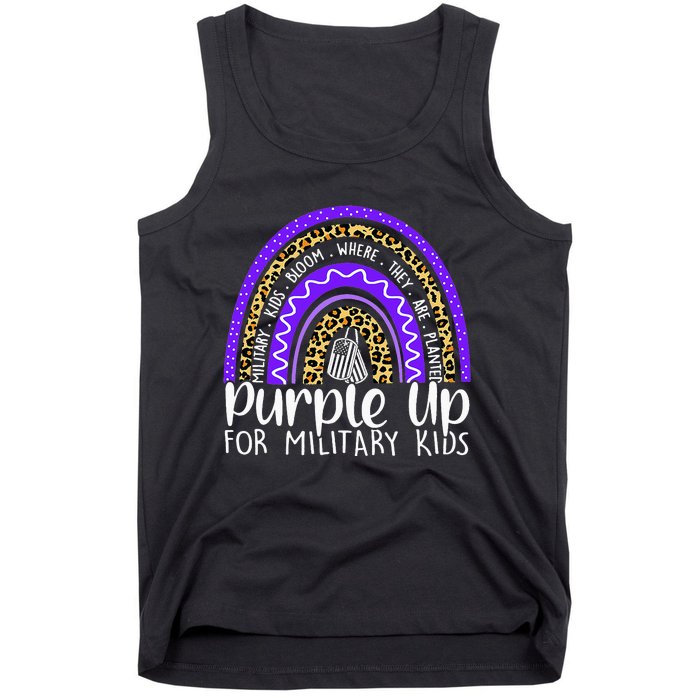 Purple Up For Military Cool Month Of The Military Child Tank Top