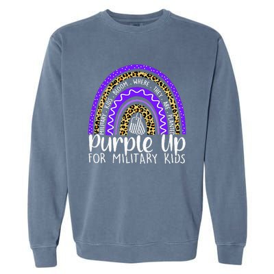 Purple Up For Military Cool Month Of The Military Child Garment-Dyed Sweatshirt