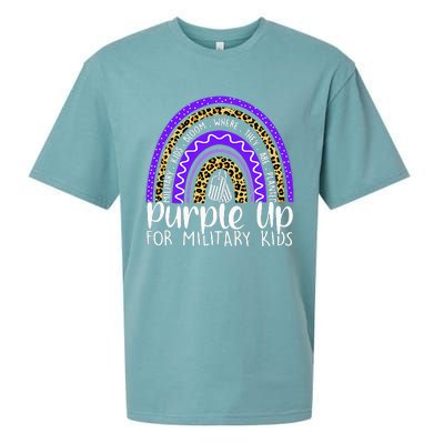 Purple Up For Military Cool Month Of The Military Child Sueded Cloud Jersey T-Shirt