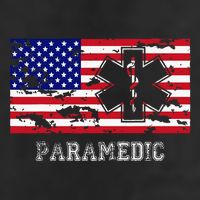 Paramedic Usa Flag Adult Drive Performance Visor