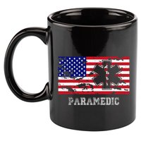 Paramedic Usa Flag 11oz C Handle Ceramic Mug