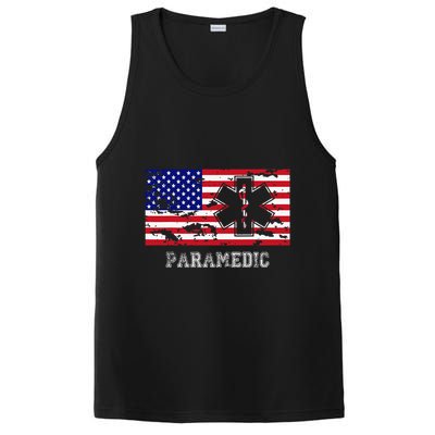 Paramedic Usa Flag PosiCharge Competitor Tank