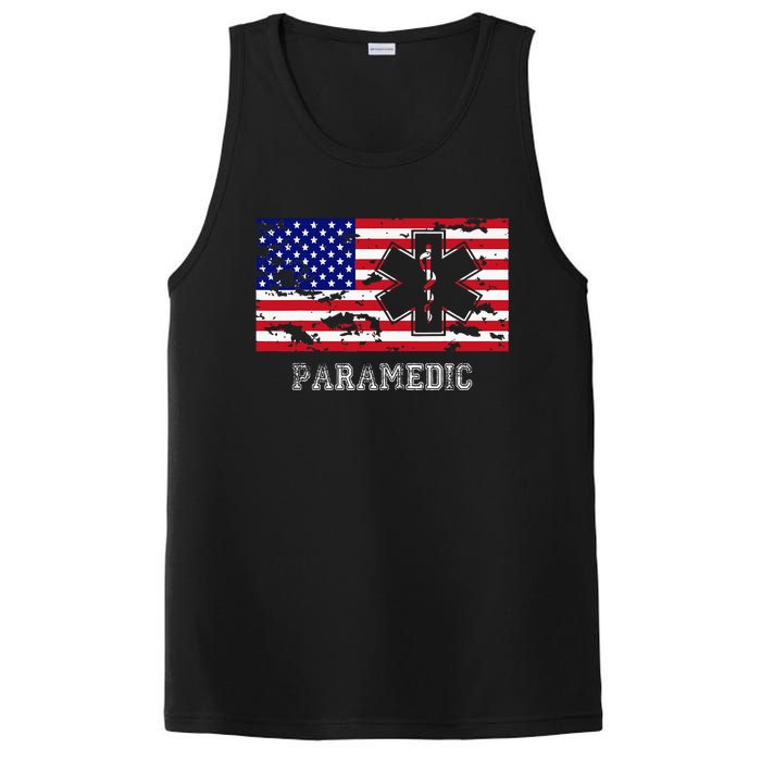 Paramedic Usa Flag PosiCharge Competitor Tank