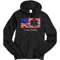 Paramedic Usa Flag Tie Dye Hoodie