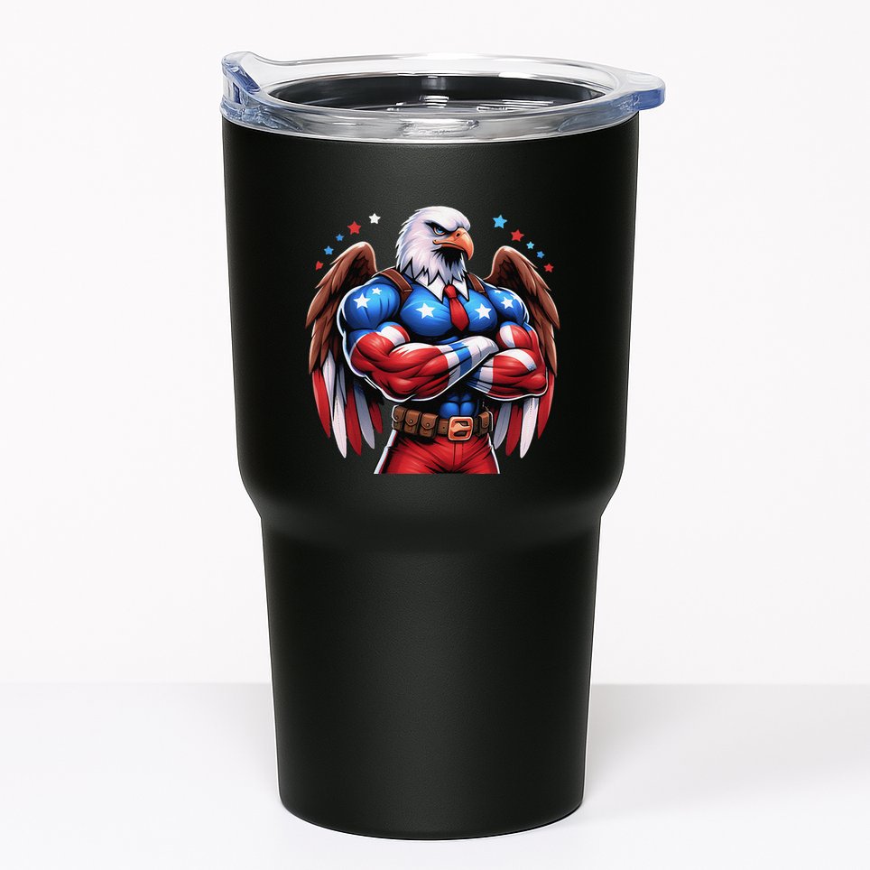 Patriotic Us Flag Patriotic Eagle July Usa American Flag Tumbler