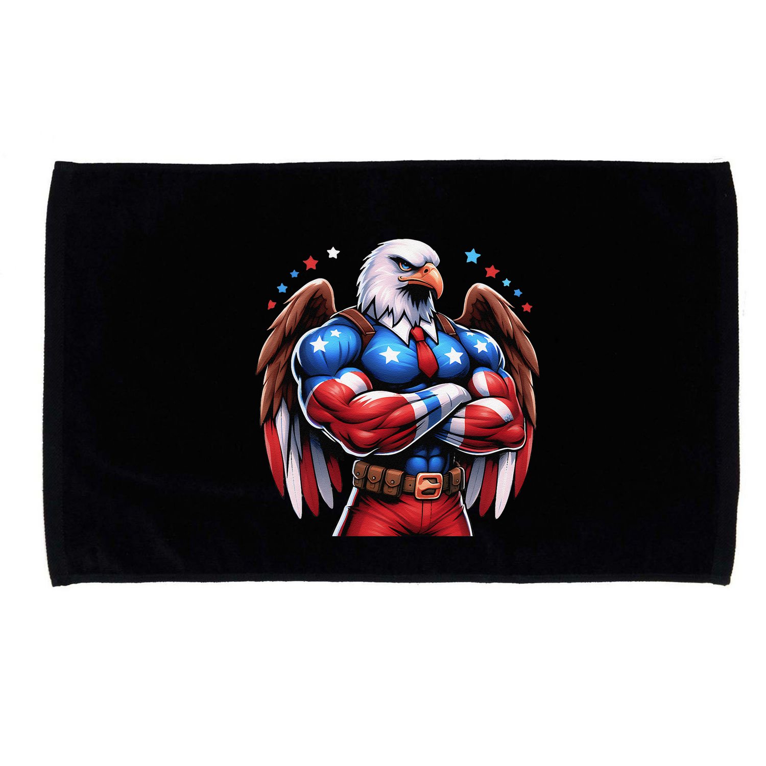 Patriotic Us Flag Patriotic Eagle July Usa American Flag Microfiber Hand Towel