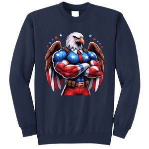 Patriotic Us Flag Patriotic Eagle July Usa American Flag Sweatshirt