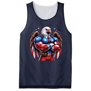 Patriotic Us Flag Patriotic Eagle July Usa American Flag Mesh Reversible Basketball Jersey Tank