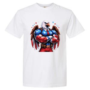 Patriotic Us Flag Patriotic Eagle July Usa American Flag Garment-Dyed Heavyweight T-Shirt